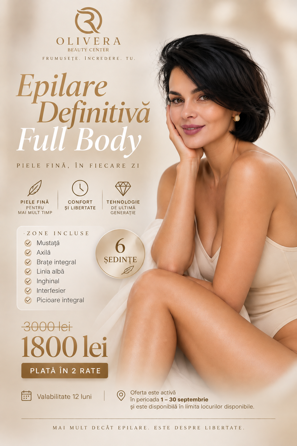 Ofertă Epilare Definitivă Full Body Olivera Beauty Center