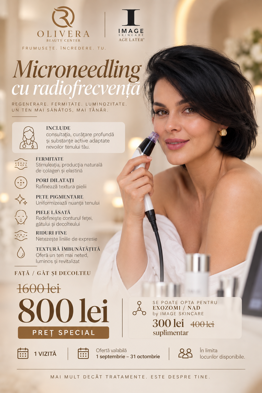 Ofertă Microneedling cu Radiofrecvență Olivera Beauty Center