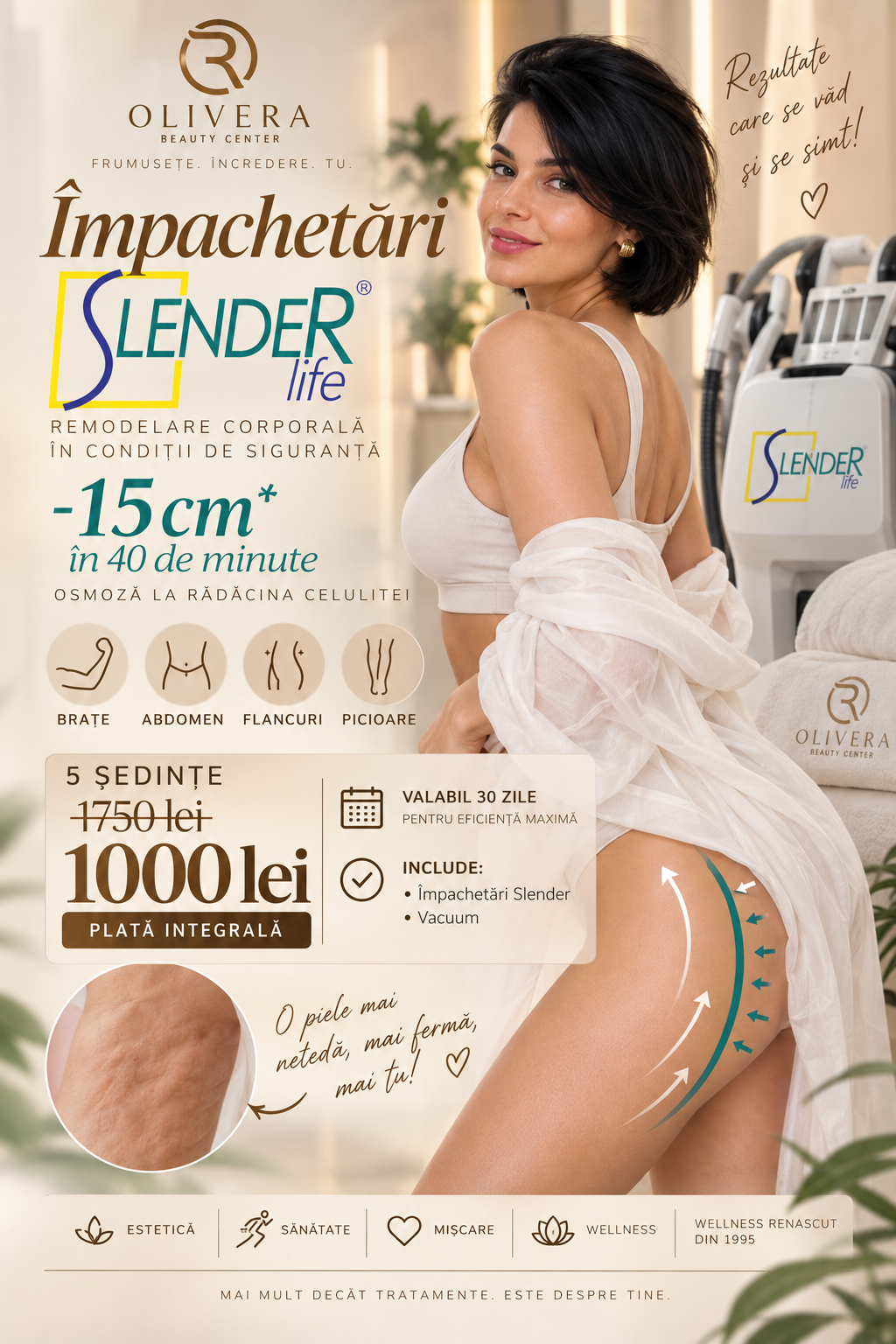 Ofertă Împachetări Slender Life Olivera Beauty Center